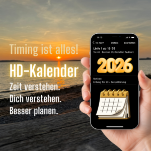 Tage richtig planen! - Human Design Kalender 2026