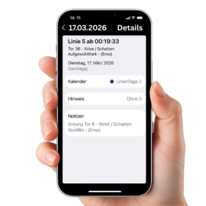 Human Design Linienkalender 2026 – Digitaler Kalender (ICS + PDF) Timing ist alles!